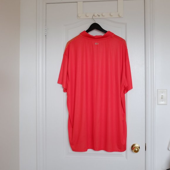 COPY - The Fila Orange Diamond Halftone Vector Golf Polo Jersey UPF 2 for $25 - Picture 2 of 10